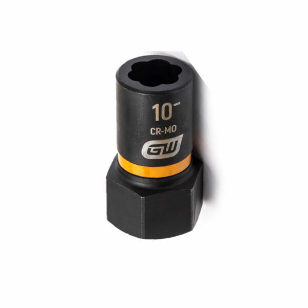 84758 GearWrench 3/8'' Drive Bolt Biter Impact Extraction Socket 10- mm