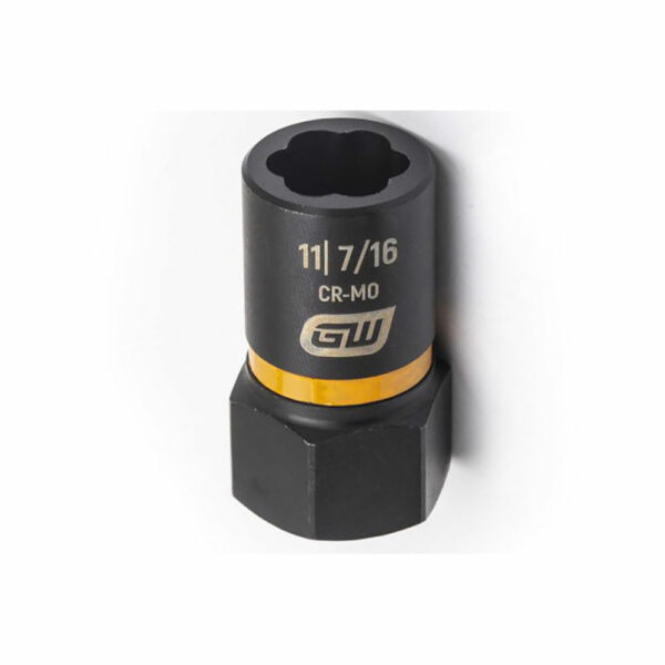 84761 GearWrench 3/8'' Drive Bolt Biter Impact Extraction Socket 11mm [7/16'']
