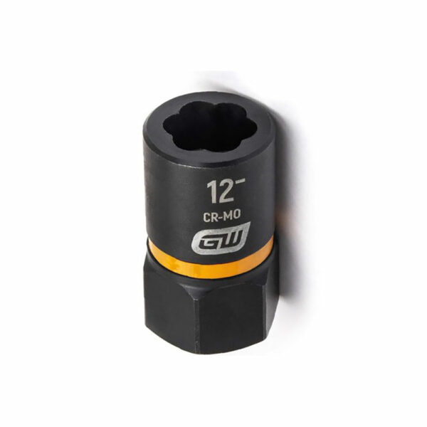 84762 GearWrench 3/8'' Drive Bolt Biter Impact Extraction Socket 12- mm