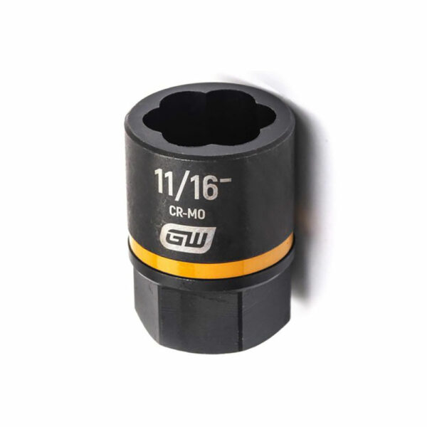 84774 GearWrench 3/8'' Drive Bolt Biter Impact Extraction Socket 11/16-''