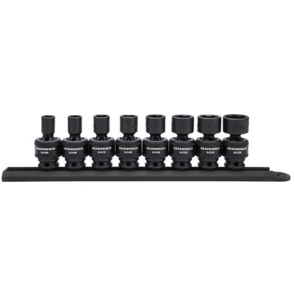 84917N GearWrench 8pc 3/8'' Drive 6 Point Standard Universal Impact SAE Socket Set