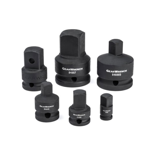 84928A-07 GearWrench 6 Pc. 1/4'', 3/8'', 1/2'', 3/4'' Drive Impact Adapter Set