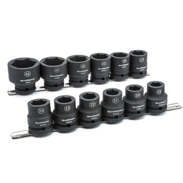 84958 GearWrench 12pc 3/4'' Drive 6 Point Standard Impact Metric Socket Set