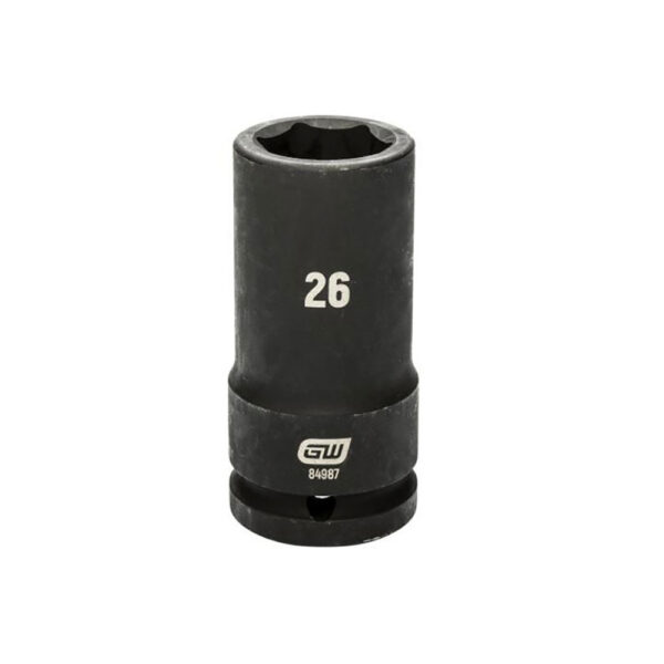 84987 GearWrench 3/4'' Drive 6 Point Deep Impact Metric Socket 26mm