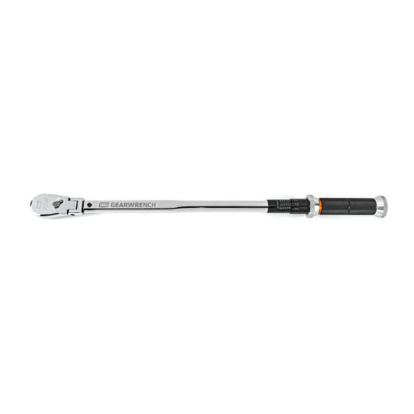 85189CERT GearWrench 1/2'' Drive 120XP Certified Flex Head Micrometer Torque Wrench 30-250 ft/lbs.