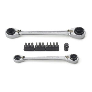 GearWrench 72-Tooth 12 Point QuadBox Reversible Ratcheting Wrenches