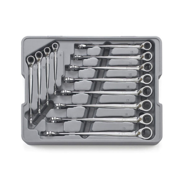 85388 GearWrench 12PC 72-Tooth 12 Point Reversible XL X-Beam Ratcheting Combination Metric Wrench Set