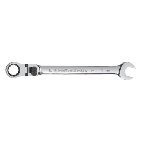 85619 GearWrench 19mm 72-Tooth 12 Point XL Locking Flex Head Ratcheting Combination Wrench
