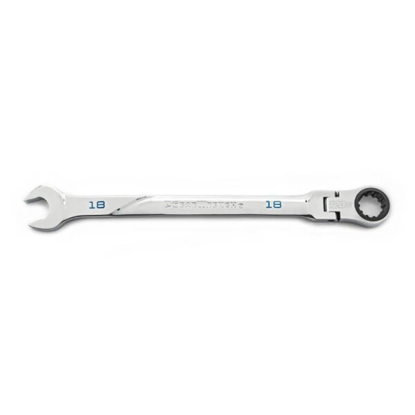 86218 GearWrench 18mm 120XP Universal Spline XL Flex Head Ratcheting Combination Wrench
