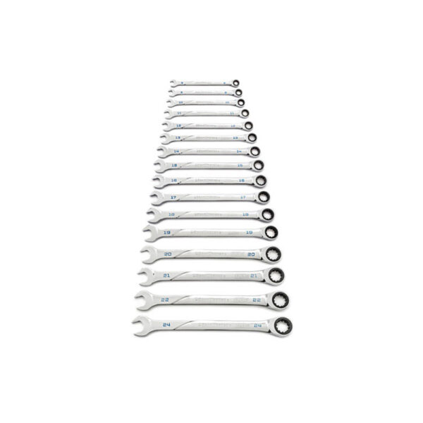 86427 GearWrench 16PC 120XP Universal Spline XL Ratcheting Combination Metric Wrench Set