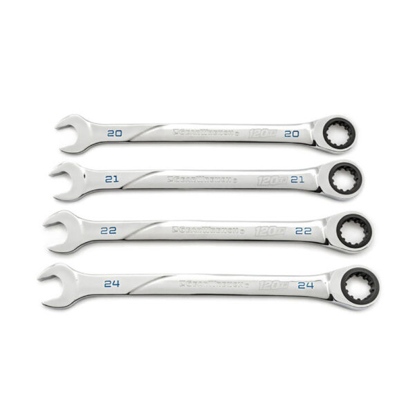 86428 GearWrench 4PC 120XP Universal Spline XL Ratcheting Combination Metric Wrench Set