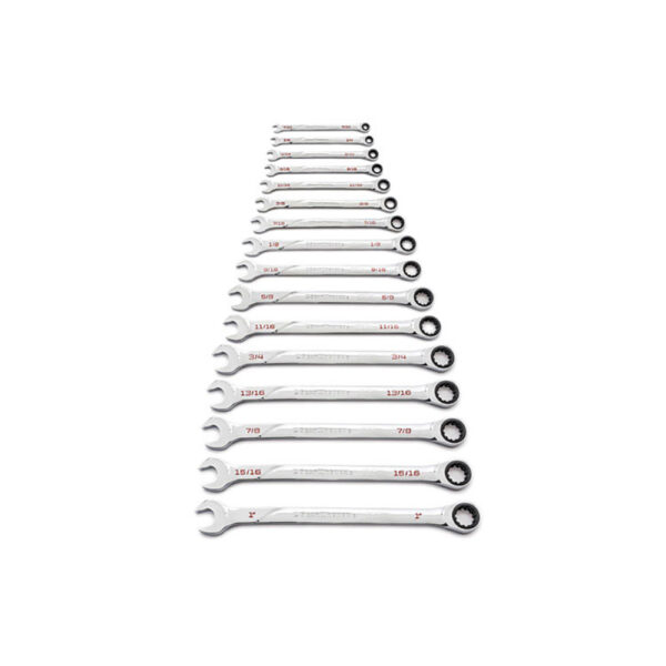 86451 GearWrench 16PC 120XP Universal Spline XL Ratcheting Combination SAE Wrench Set