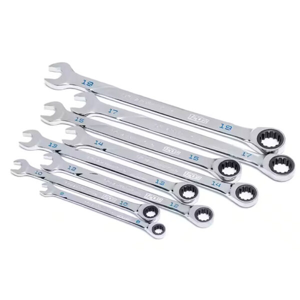 86454 GearWrench 8PC 120XP Universal Spline XL Ratcheting Combination Metric Wrench Set