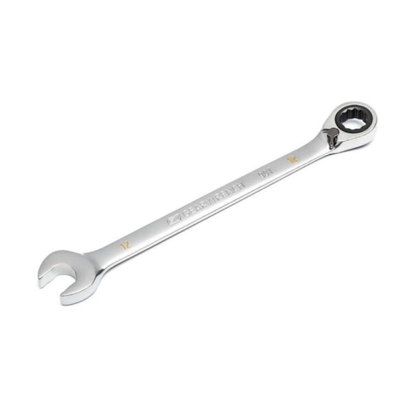 86612 GearWrench 12mm 90-Tooth 12 Point Reversible Ratcheting Combination Wrench