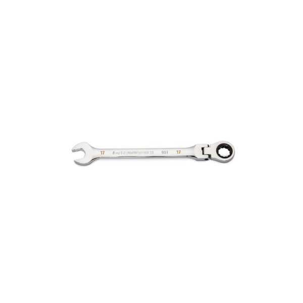 86717 GearWrench 17mm 90-Tooth 12 Point Flex Head Ratcheting Combination Wrench