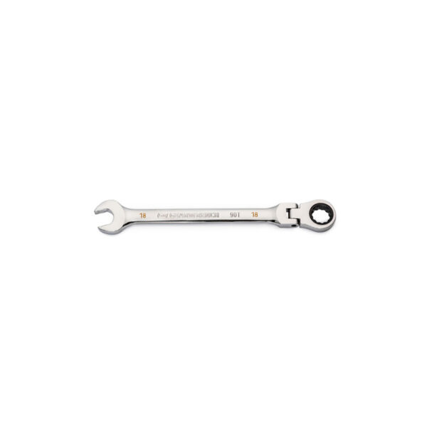 86718 GearWrench 18mm 90-Tooth 12 Point Flex Head Ratcheting Combination Wrench