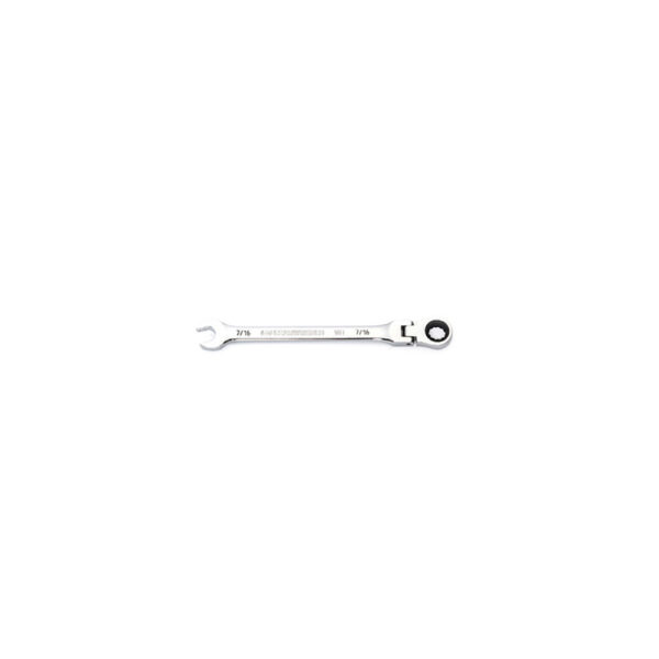 86744 GearWrench 7/16'' 90-Tooth 12 Point Flex Head Ratcheting Combination Wrench