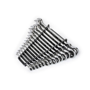 GearWrench 90-Tooth 12 Point Flex Head Ratcheting Combination Wrenches