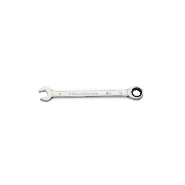 86918 GearWrench 18mm 90-Tooth 12 Point Ratcheting Combination Wrench