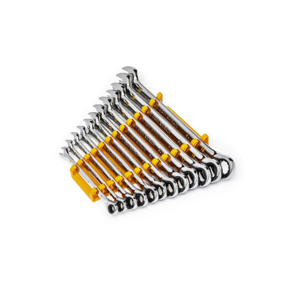 86927 GearWrench 12PC 90-Tooth 12 Point Metric Combination Ratcheting Wrench Set