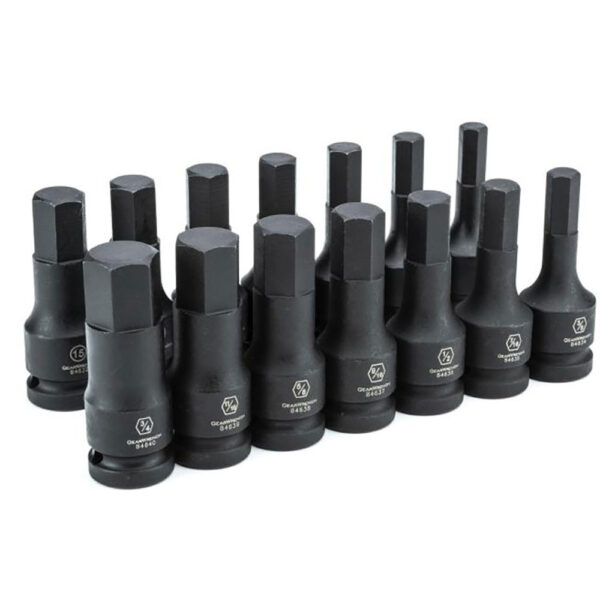 88693 GearWrench 14pc 1/2'' Drive Hex Impact Socket Set