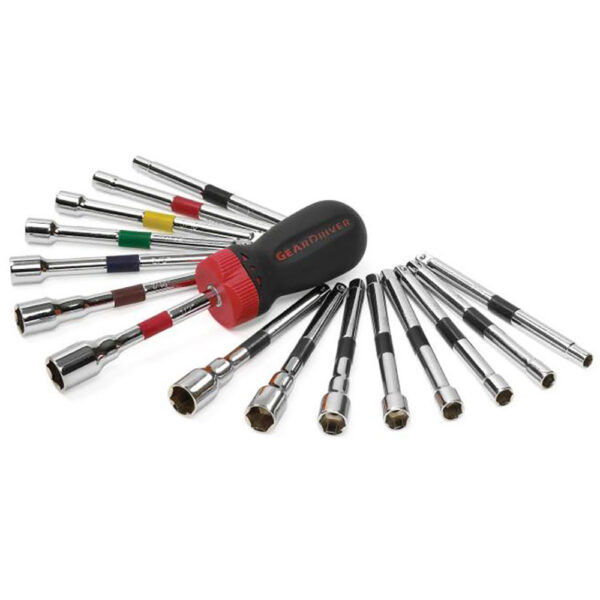 8916D GearWrench 16 Pc. SAE/Metric Ratcheting Nutdriver Set