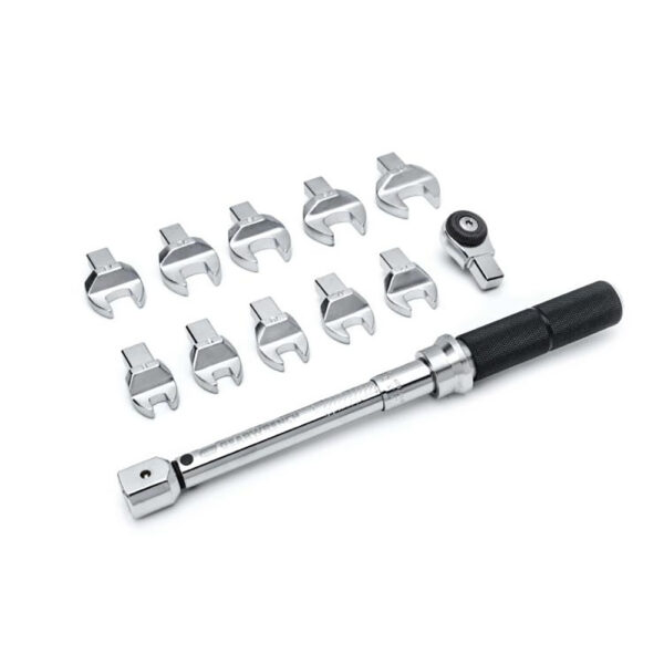 89451 GearWrench 12PC 1/4'' Drive Metric Open End Interchangeable Torque Wrench Set