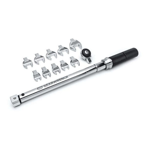 89452 GearWrench 12PC 3/8'' Drive SAE Open End Interchangeable Torque Wrench Set
