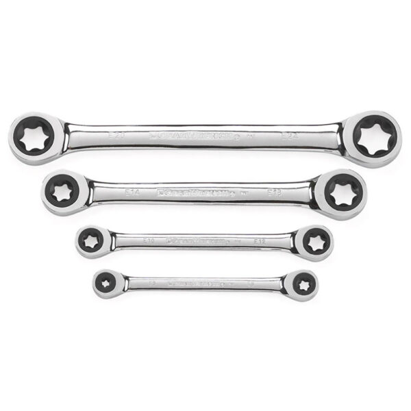 9224D GearWrench 4PC Double Box Ratcheting E-Torx Wrench Set