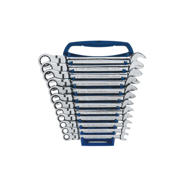 9901D GearWrench 12PC 72-Tooth 12 Point Flex Head Ratcheting Combination Metric Wrench Set