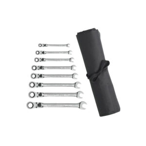 GearWrench 72-Tooth 12 Point XL Locking Flex Head Ratcheting Combination Wrenches