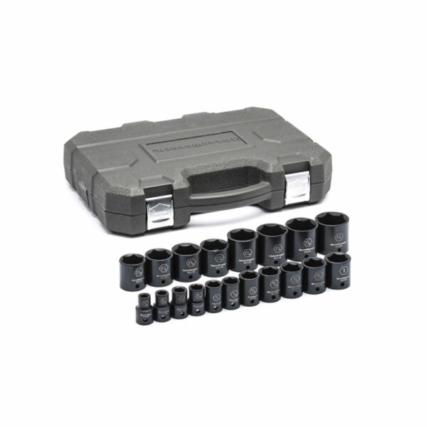 84932N GearWrench 19pc 1/2'' Drive 6 Point Standard Impact SAE Socket Set