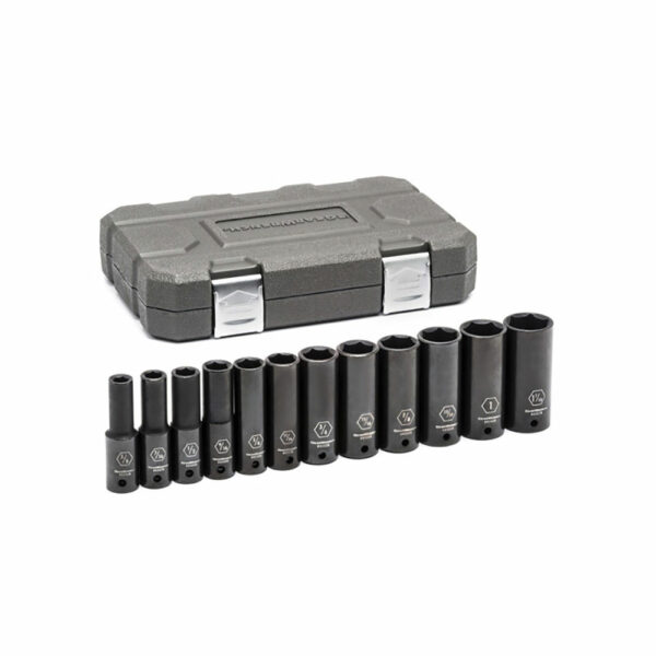 84942N GearWrench 12pc 1/2'' Drive 6 Point Deep Impact SAE Socket Set