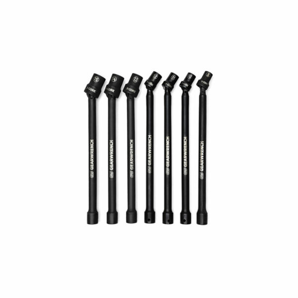 84980 GearWrench 7pc 3/8'' Drive 6 Point X-Core Pinless Universal Impact Metric Extension Socket Set