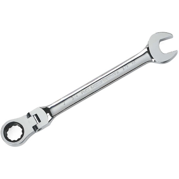 9709 GearWrench 9/16'' 72-Tooth 12 Point Flex Head Ratcheting Combination Wrench