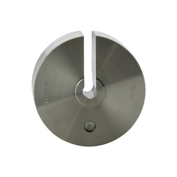 110042 Mountz Weight Stainless Steel Slotted 10 lb (Class F)
