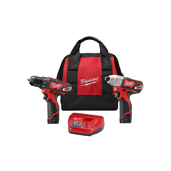Milwaukee 2494-22 M12 Cordless 2-Tool Combo Kit