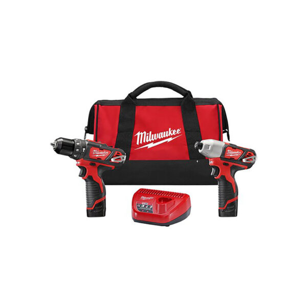 Milwaukee 2497-22 M12 Cordless LITHIUM-ION 2-Tool Combo Kit