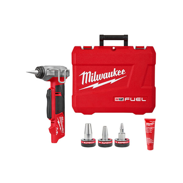 Milwaukee 2532-20 M12 FUEL ProPEX Expander w/ 1/2''-1'' RAPID SEAL ProPEX Expander Heads