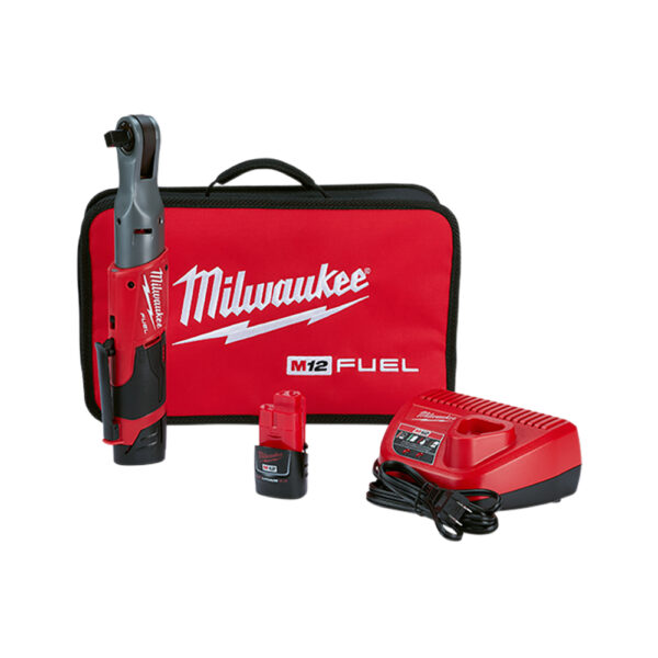 Milwaukee 2558-22 M12 FUEL 1/2'' Ratchet 2 Battery Kit