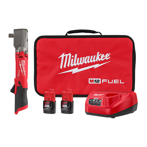 Milwaukee 2565P-22 M12 FUEL 1/2'' Right Angle Impact Wrench w/ Pin Detent Kit