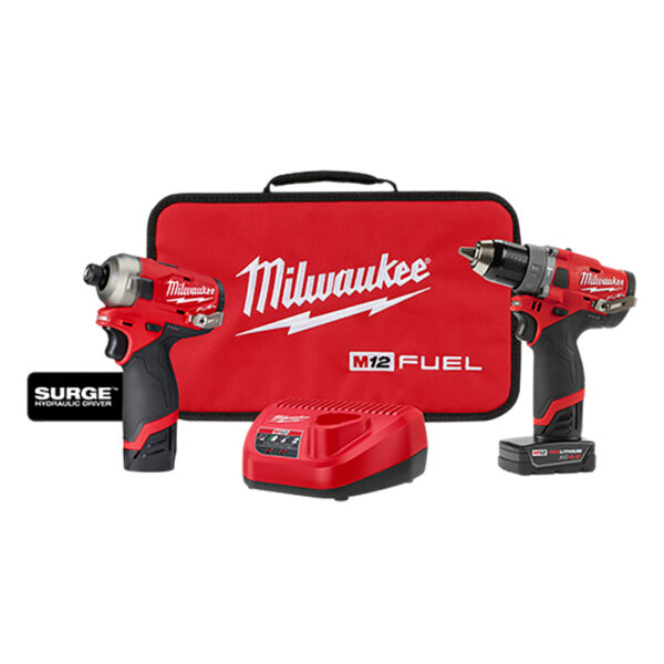 Milwaukee 2582-22 M12 FUEL SURGE HDD 2-PC Combo Kit
