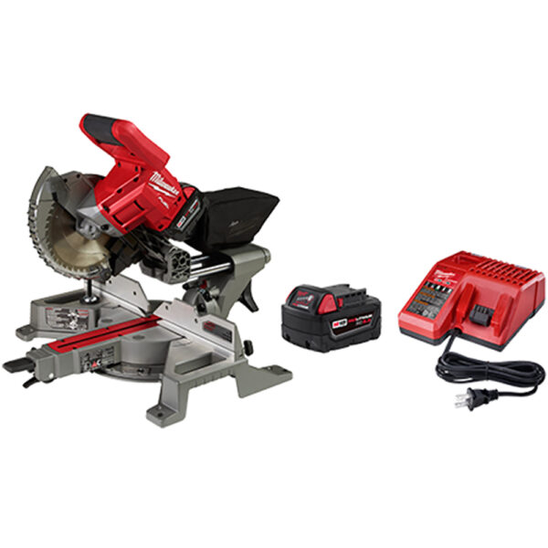 Milwaukee 2733-21 M18 FUEL 7-1/4'' Dual Bevel Sliding Compound Miter Saw Kit
