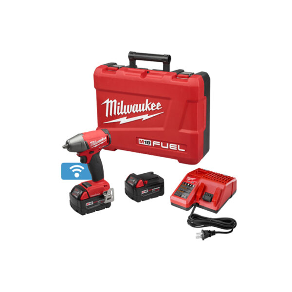 Milwaukee 2758-22 M18 FUEL w/ ONE-KEY 3/8'' Compact Impact Wrench w/ Friction Ring Kit