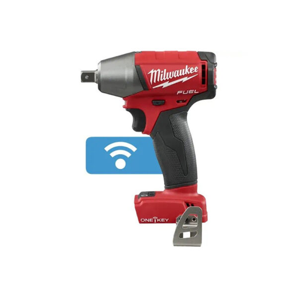 Milwaukee 2759-20 M18 FUEL w/ ONE-KEY 1/2'' Compact Impact Wrench w/ Pin Detent (Tool Only)