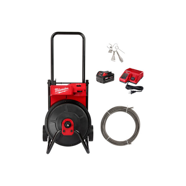 Milwaukee 2817A-21 M18 Drum Machine with 3/8'' Cable