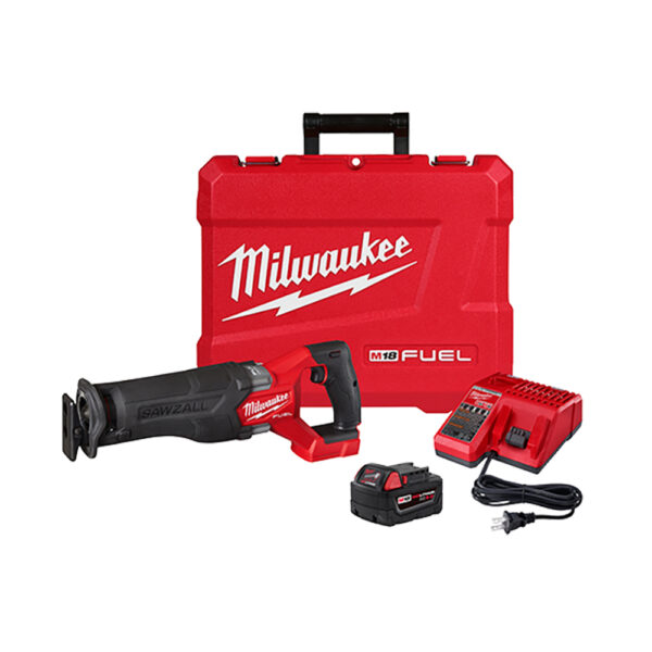 Milwaukee 2821-21 M18 FUEL SAWZALL Recip Saw - 1 Battery XC5.0 Kit