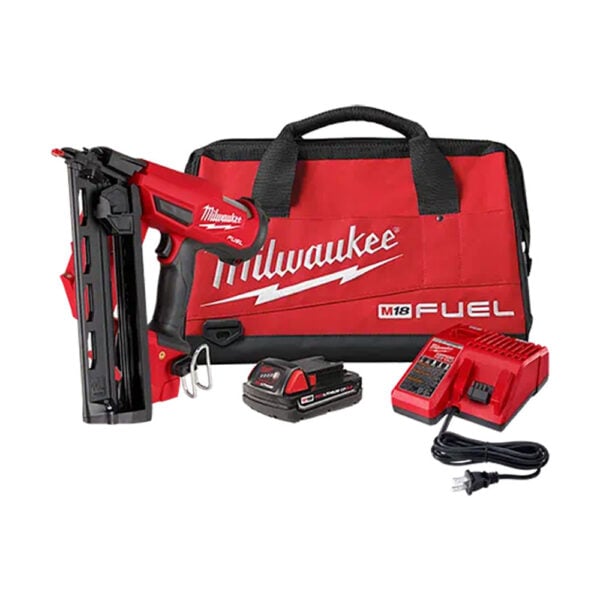 Milwaukee 2841-21CT M18 FUEL 16 Gauge Angled Finish Nailer Kit