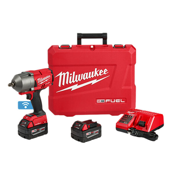 Milwaukee 2862-22 M18 FUEL w/ ONE-KEY High Torque Impact Wrench 1/2'' Pin Detent Kit