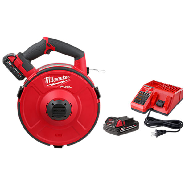Milwaukee 2873B-22 M18 FUEL ANGLER 240' Steel Pulling Fish Tape Kit